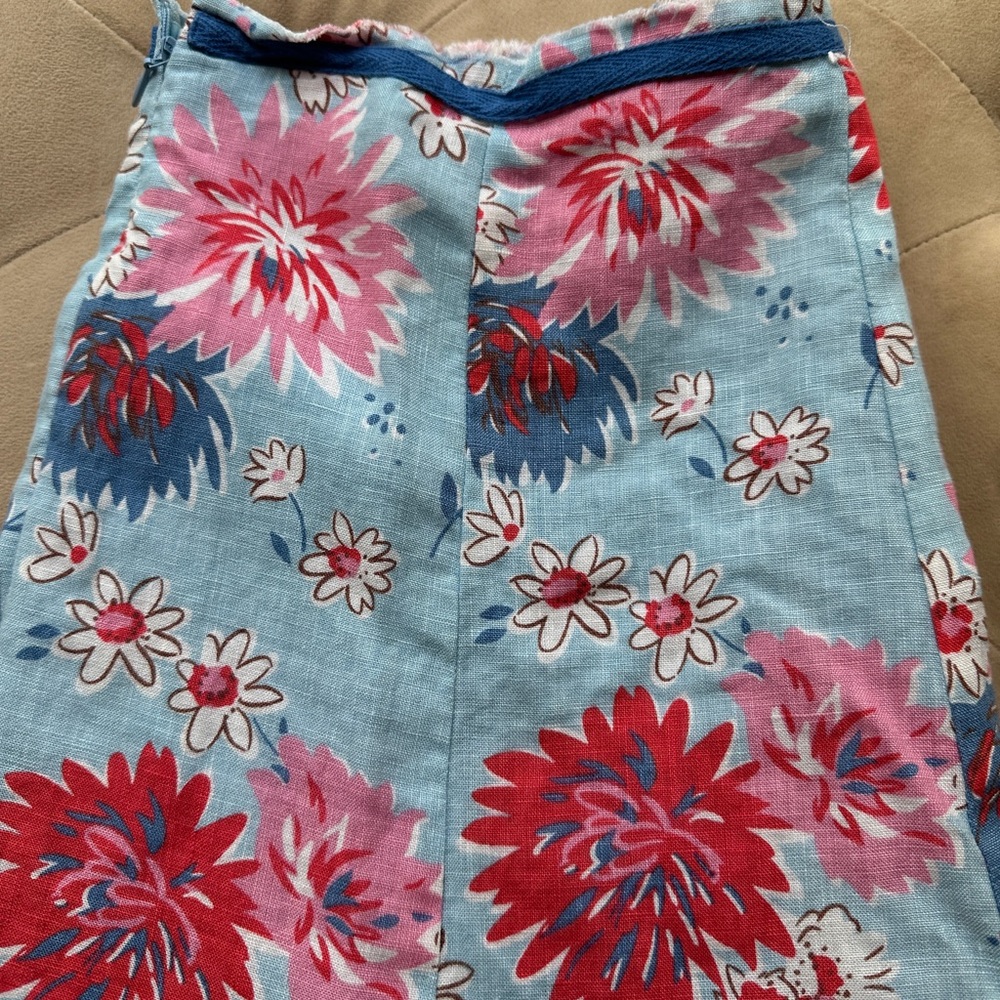 Boden Pink and Blue Pleated Midi Skirt for Casual Wear - Picture 2 of 7